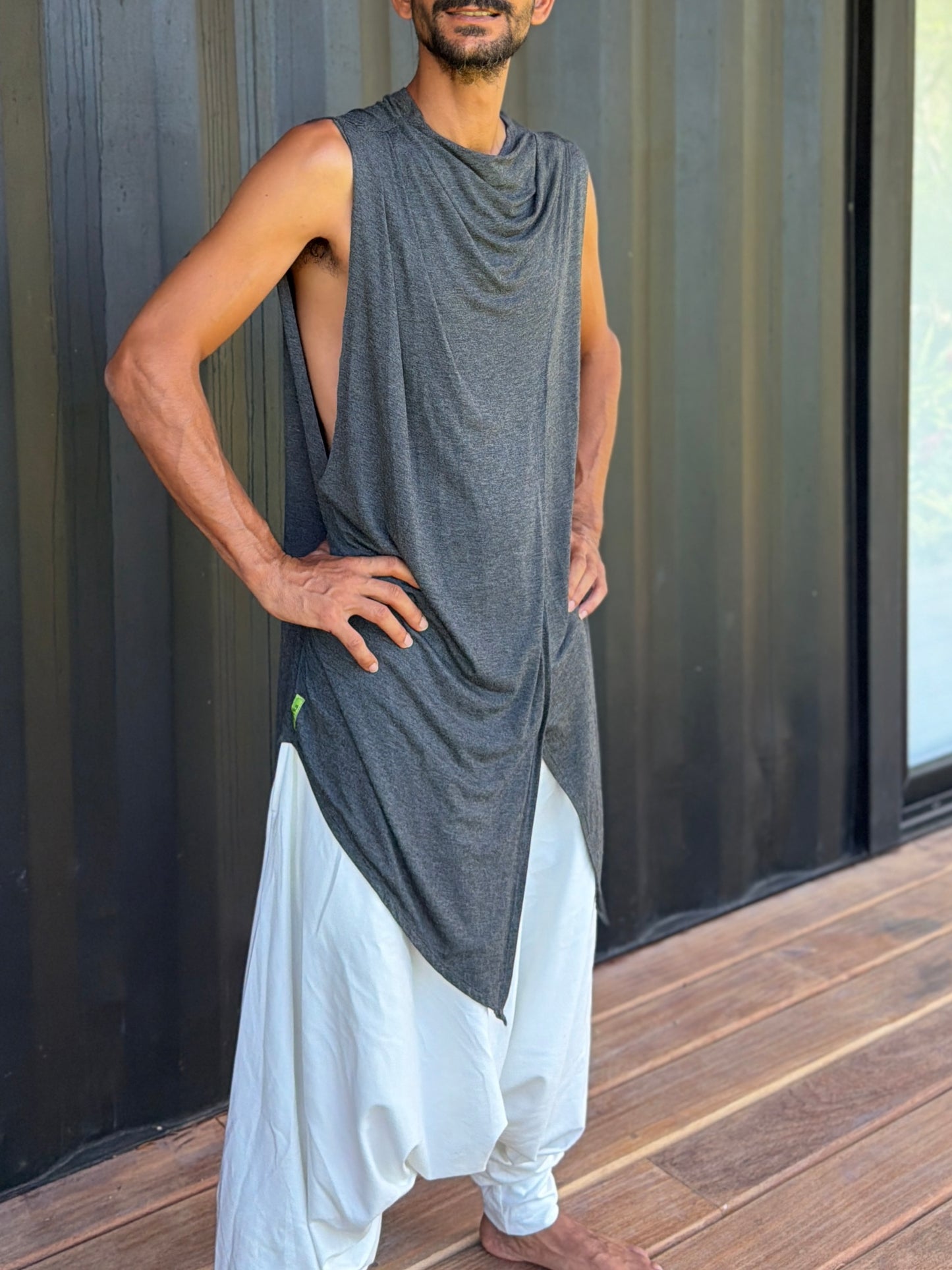 Grey Jedi Top | Sleeveless | Him
