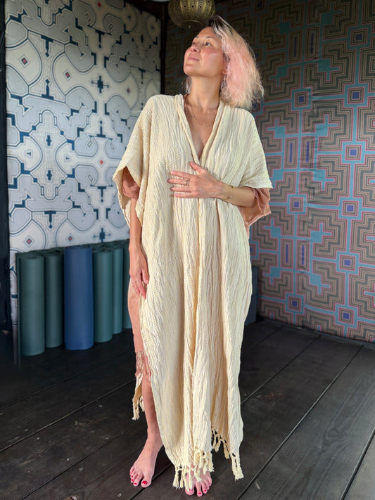 Odara | Handwoven Textured Poncho | Her