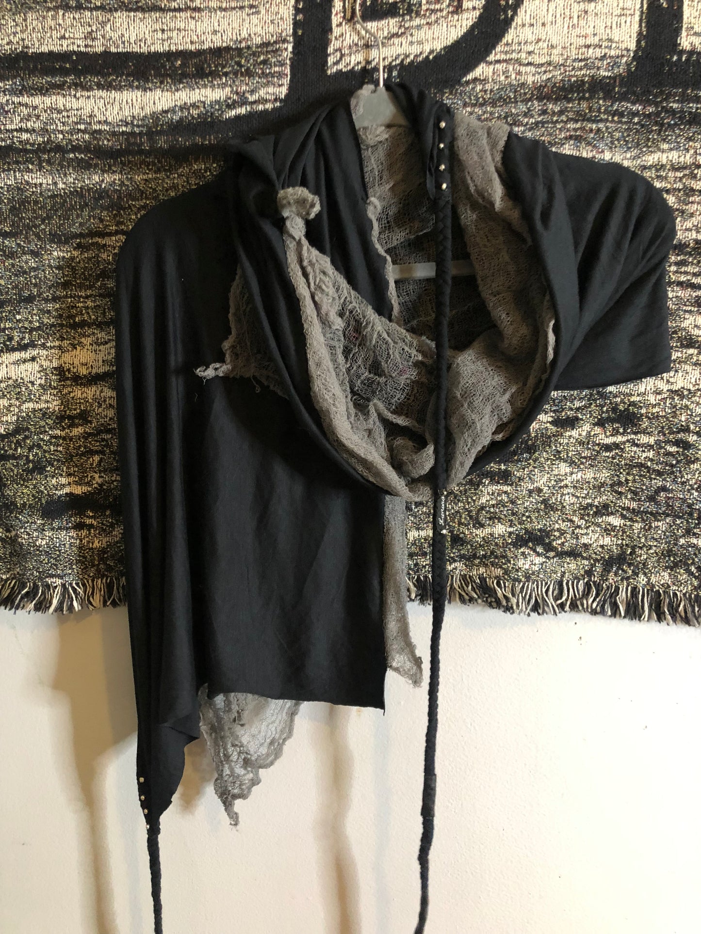 Lunara Desert Scarf | Black