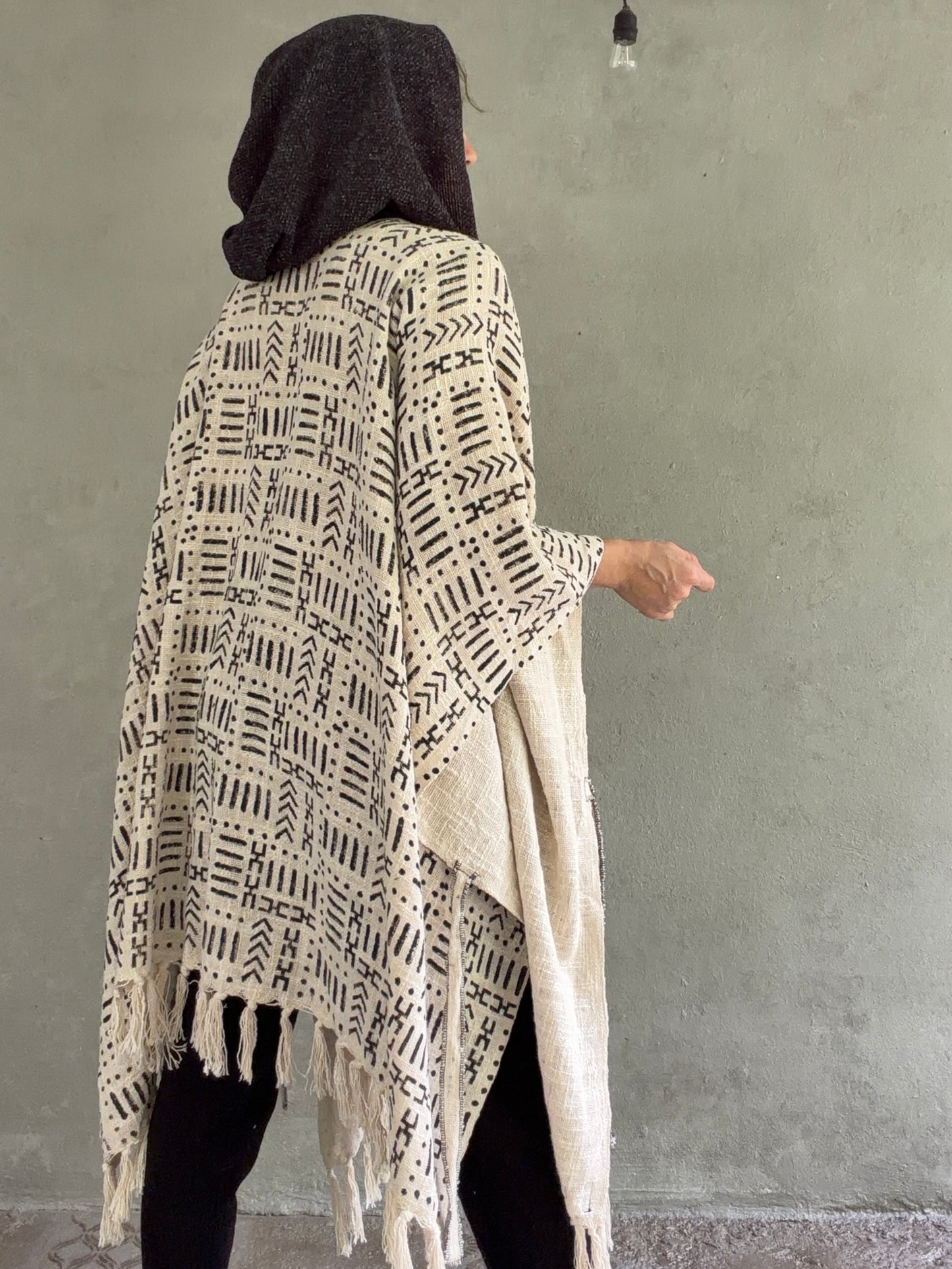 glorka handwoven poncho
