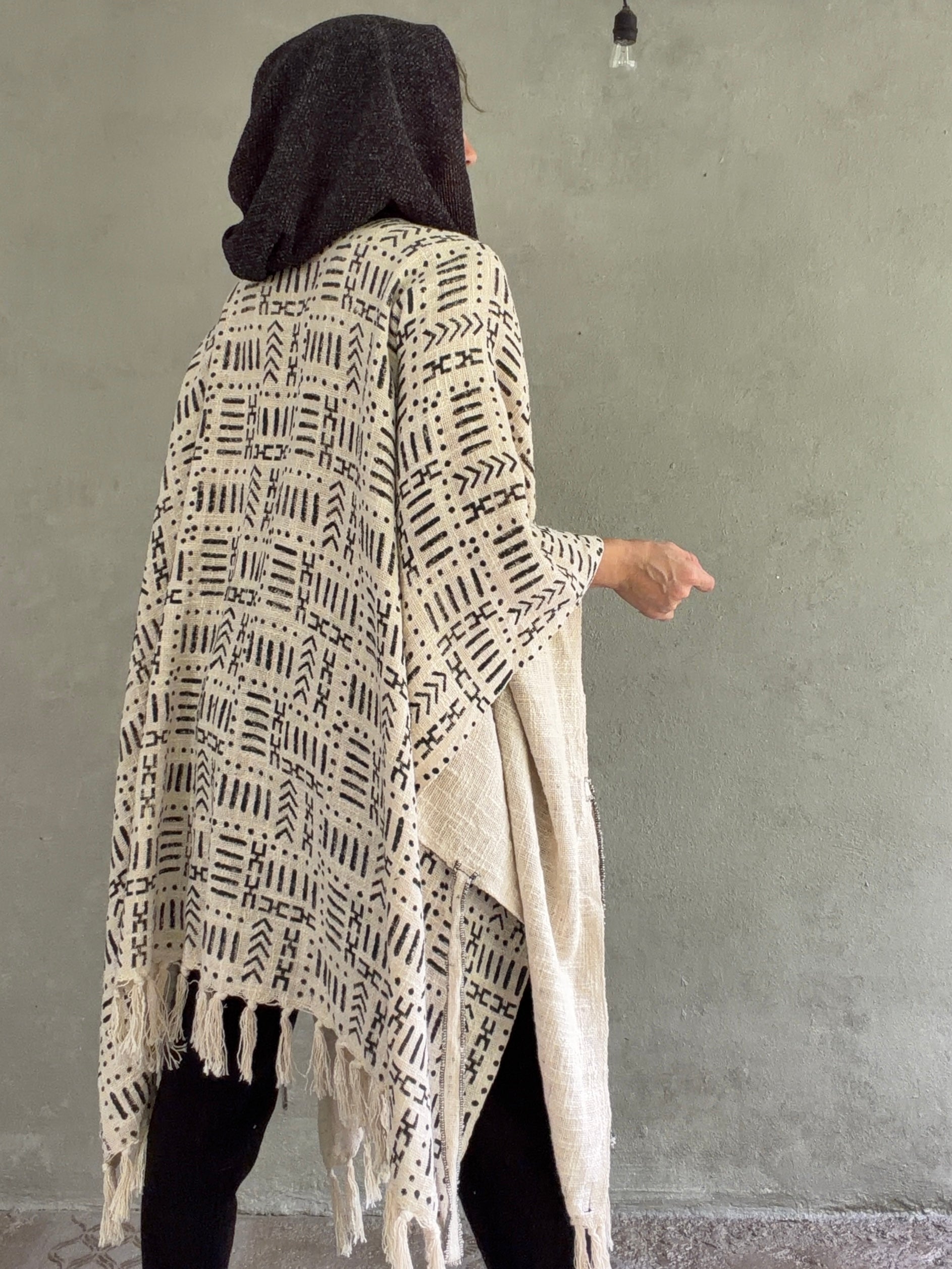 glorka handwoven poncho