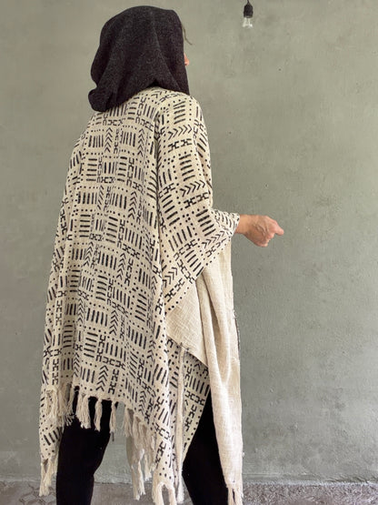 glorka handwoven poncho