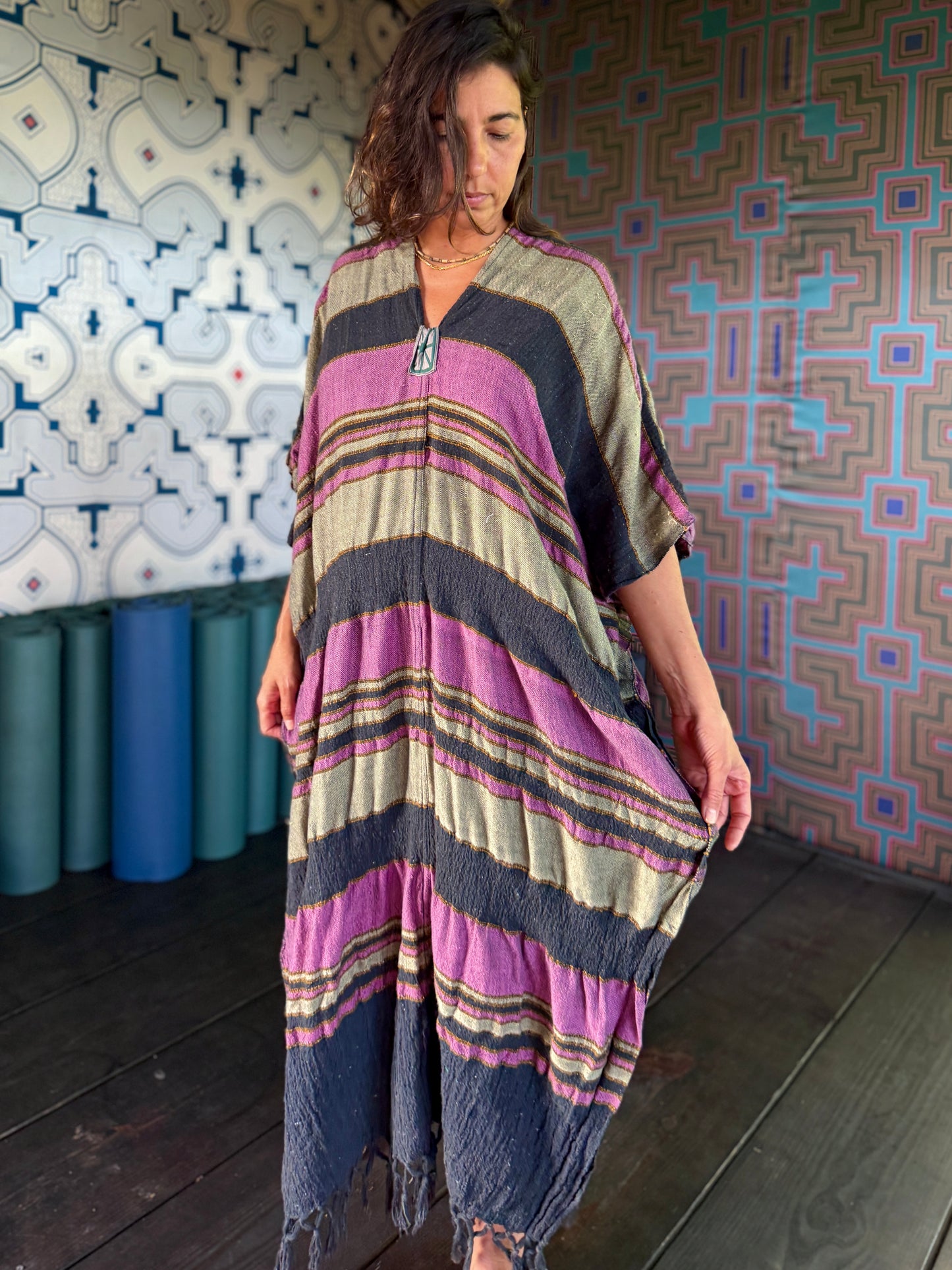 Ruby | Kuna Embroidered Caftan