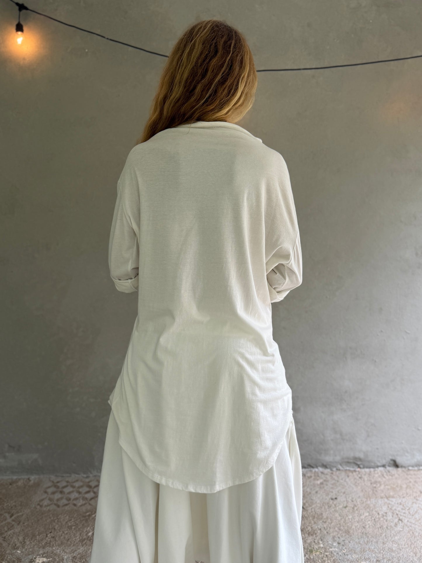 White | Jedi Top | Long Sleeve | Her