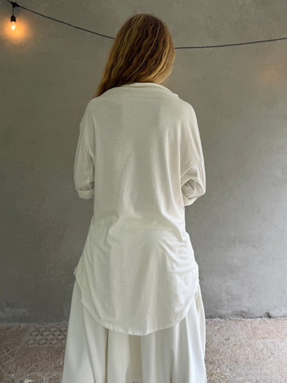 White | Jedi Top | Long Sleeve | Her