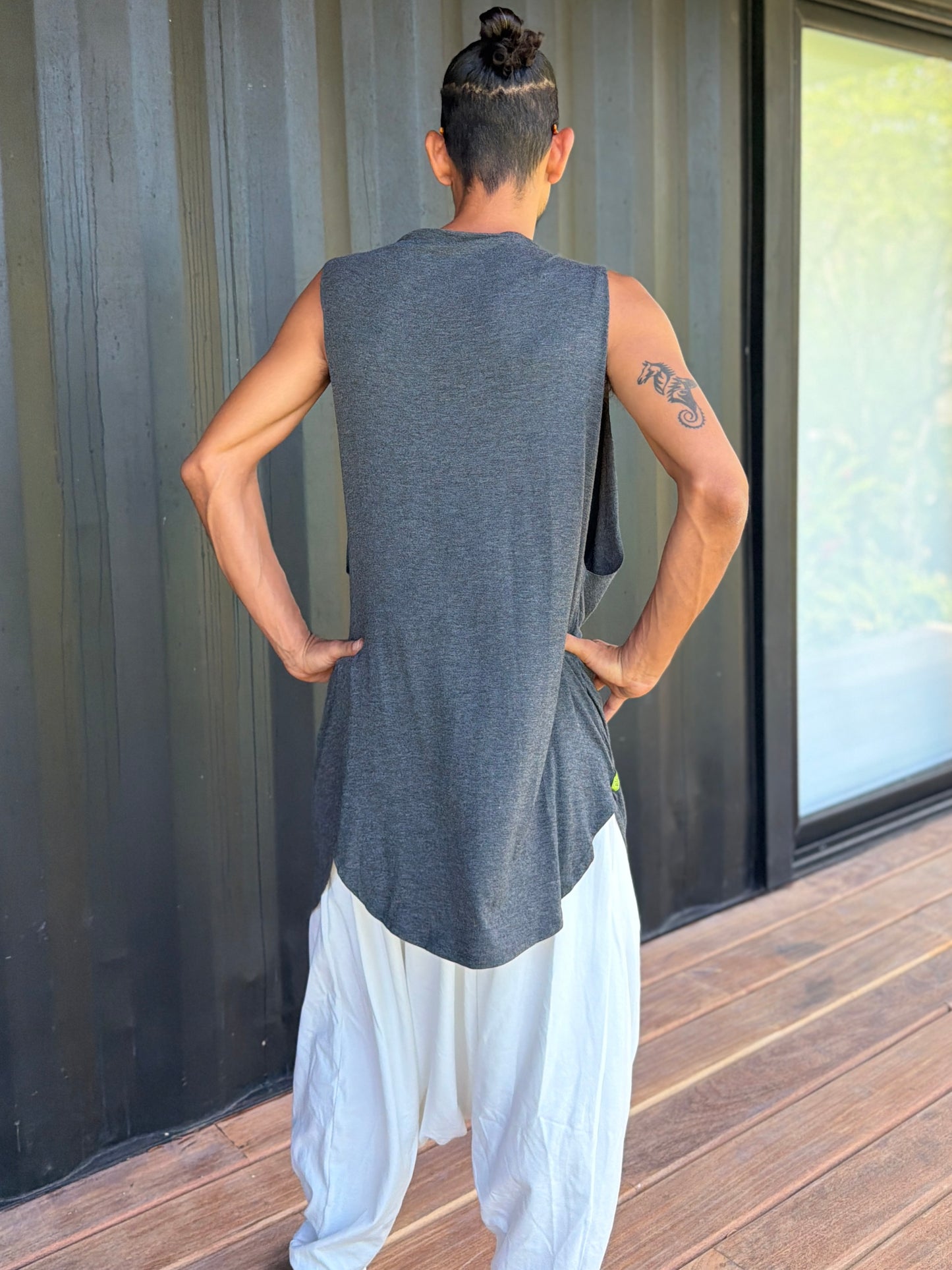 Grey Jedi Top | Sleeveless | Him