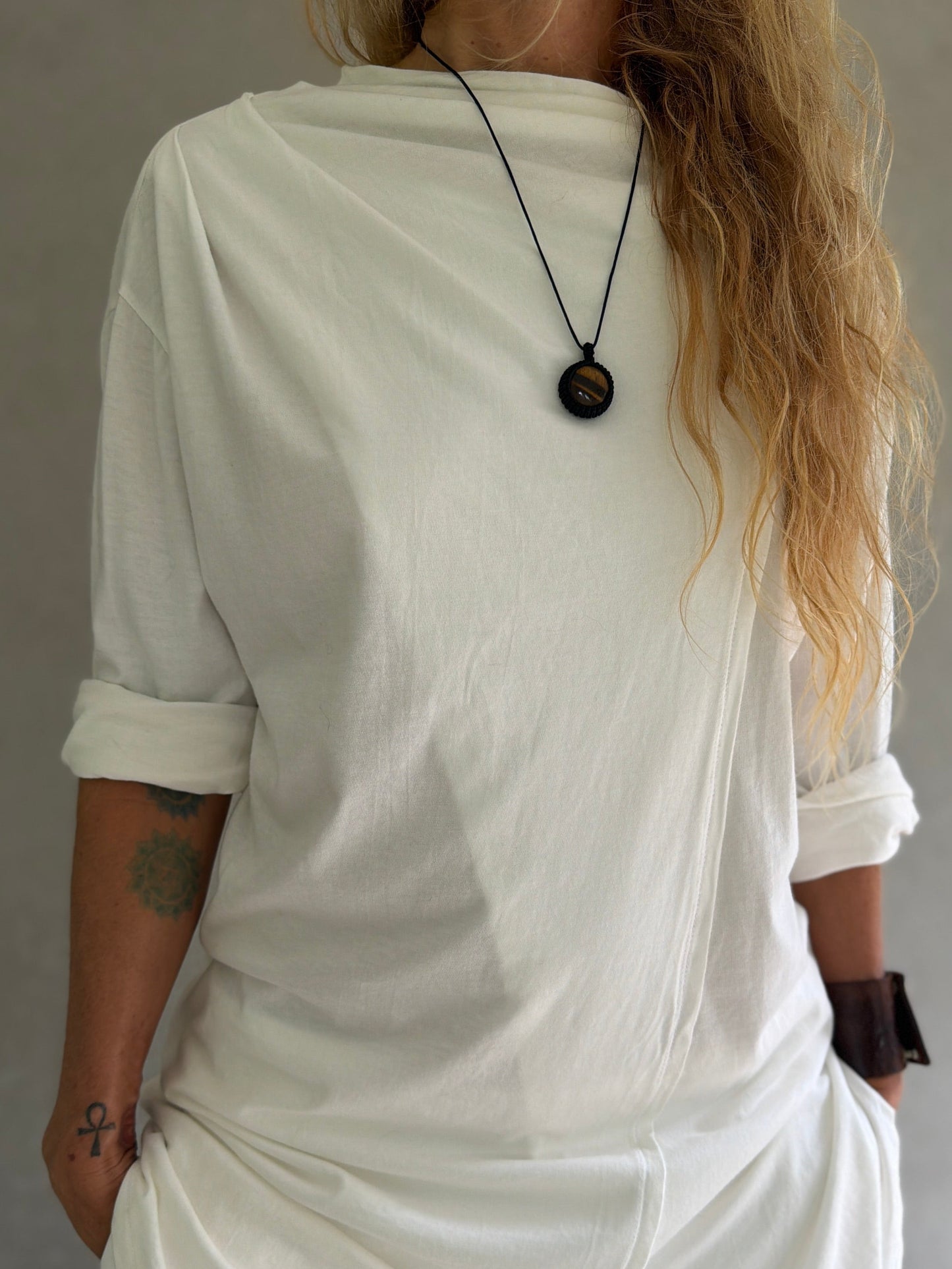 White | Jedi Top | Long Sleeve | Her