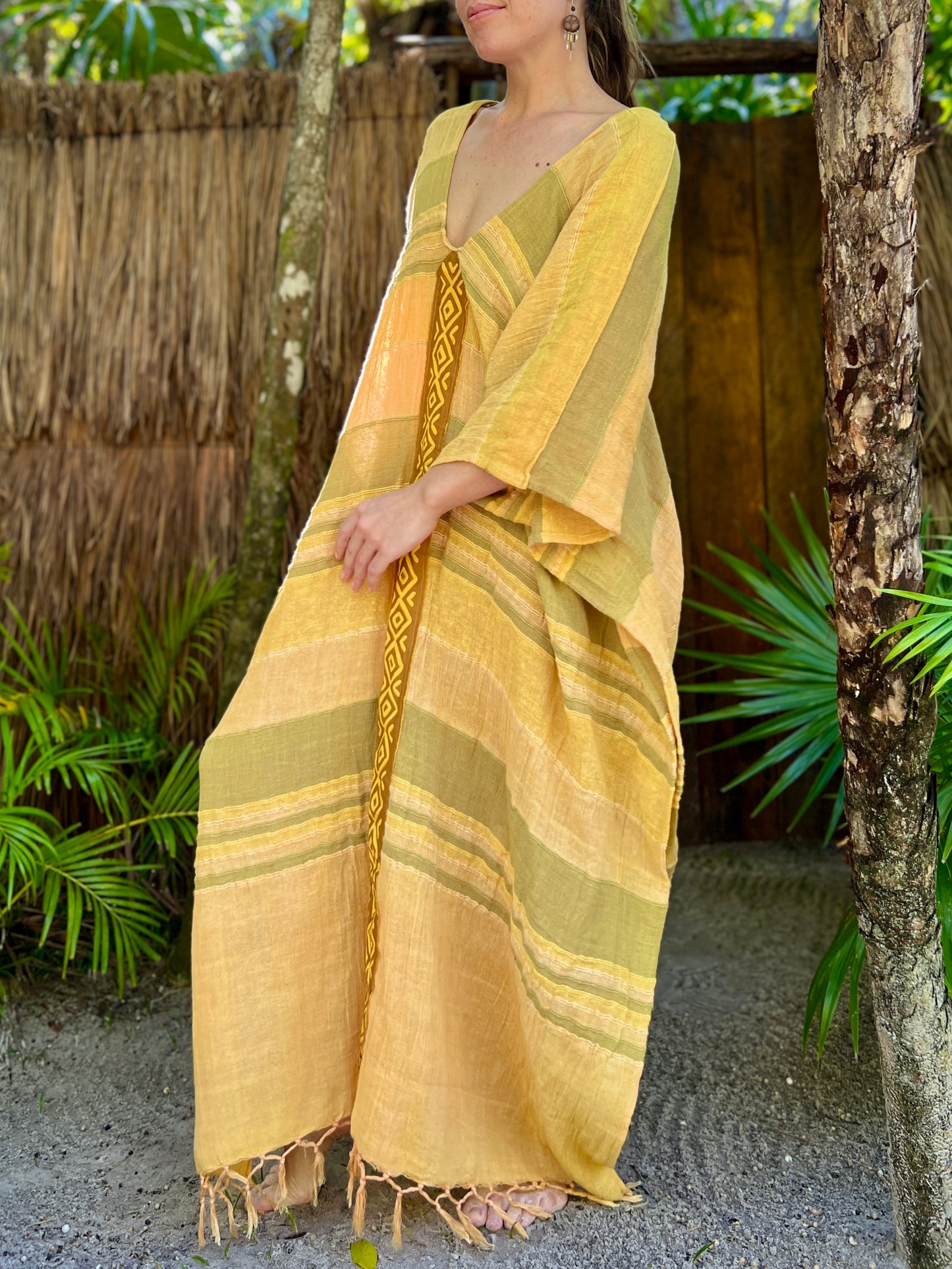 Sunrise | Kuna embroidered Caftan