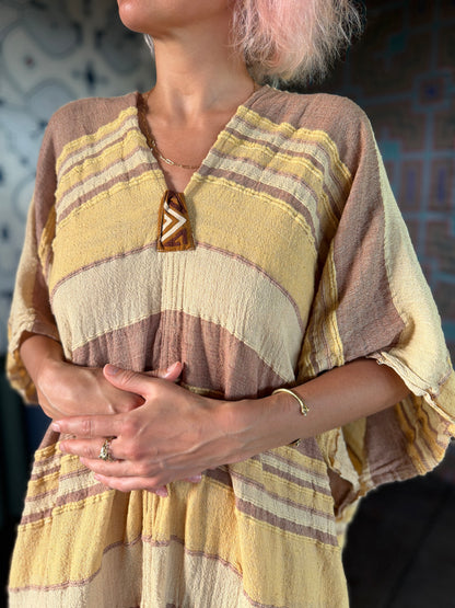 Crystalina | Kuna Embroidered Caftan