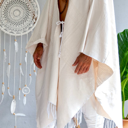 Crystal Waters | Handwoven Poncho