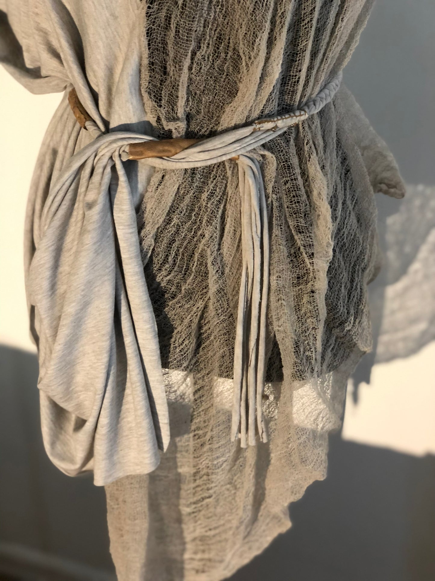 Lunara Desert Scarf | Stone Gray