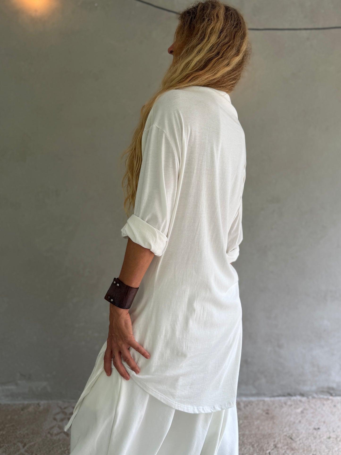 White | Jedi Top | Long Sleeve | Her