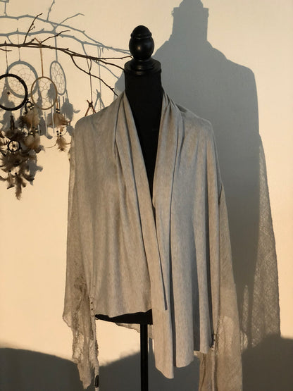 Lunara Desert Scarf | Stone Gray