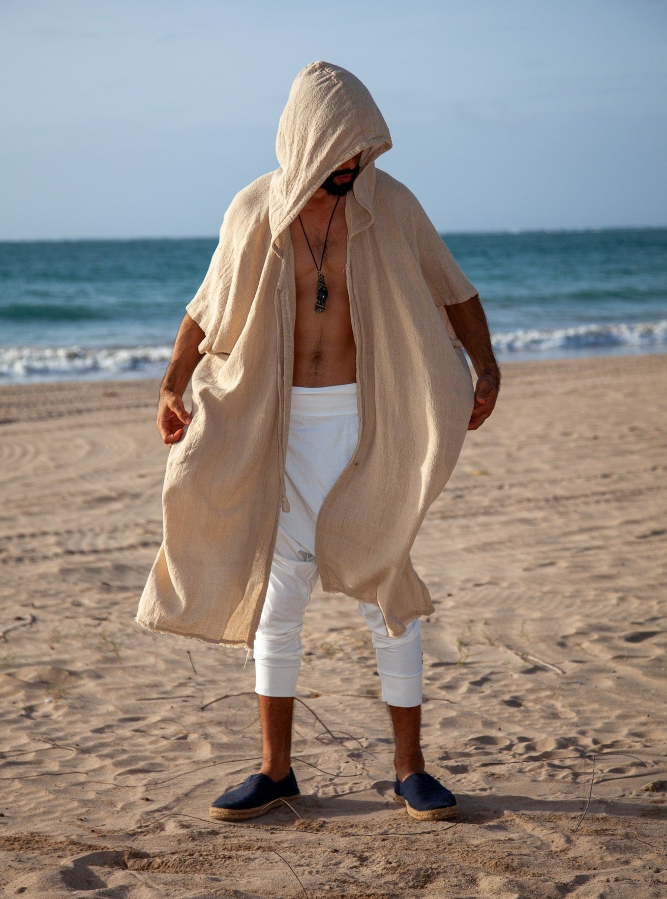 glorka hooded cape