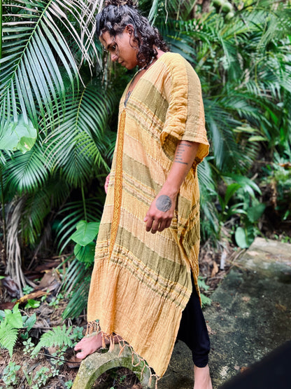 Sunrise | Kuna embroidered Caftan | Him