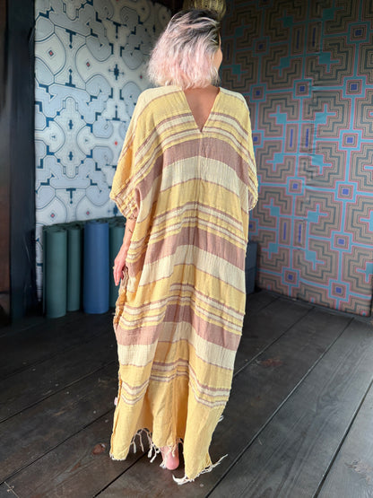 Crystalina | Kuna Embroidered Caftan