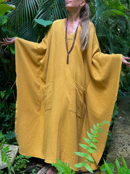 Jewel Tone | 100% Cotton Caftan