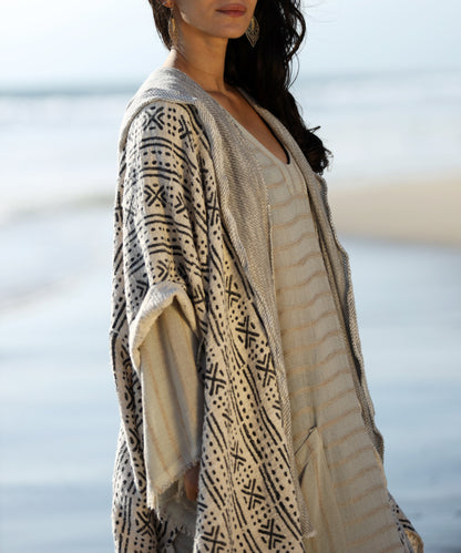 Enam | Hooded Poncho | Her