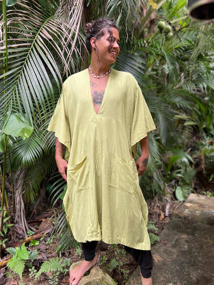 Pistachio Tone | 100% Cotton Caftan | Him