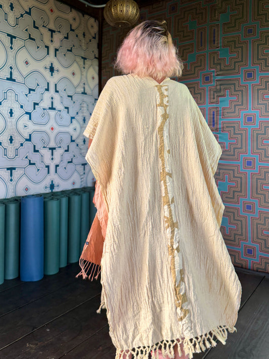 Odara | Handwoven Textured Poncho | Her