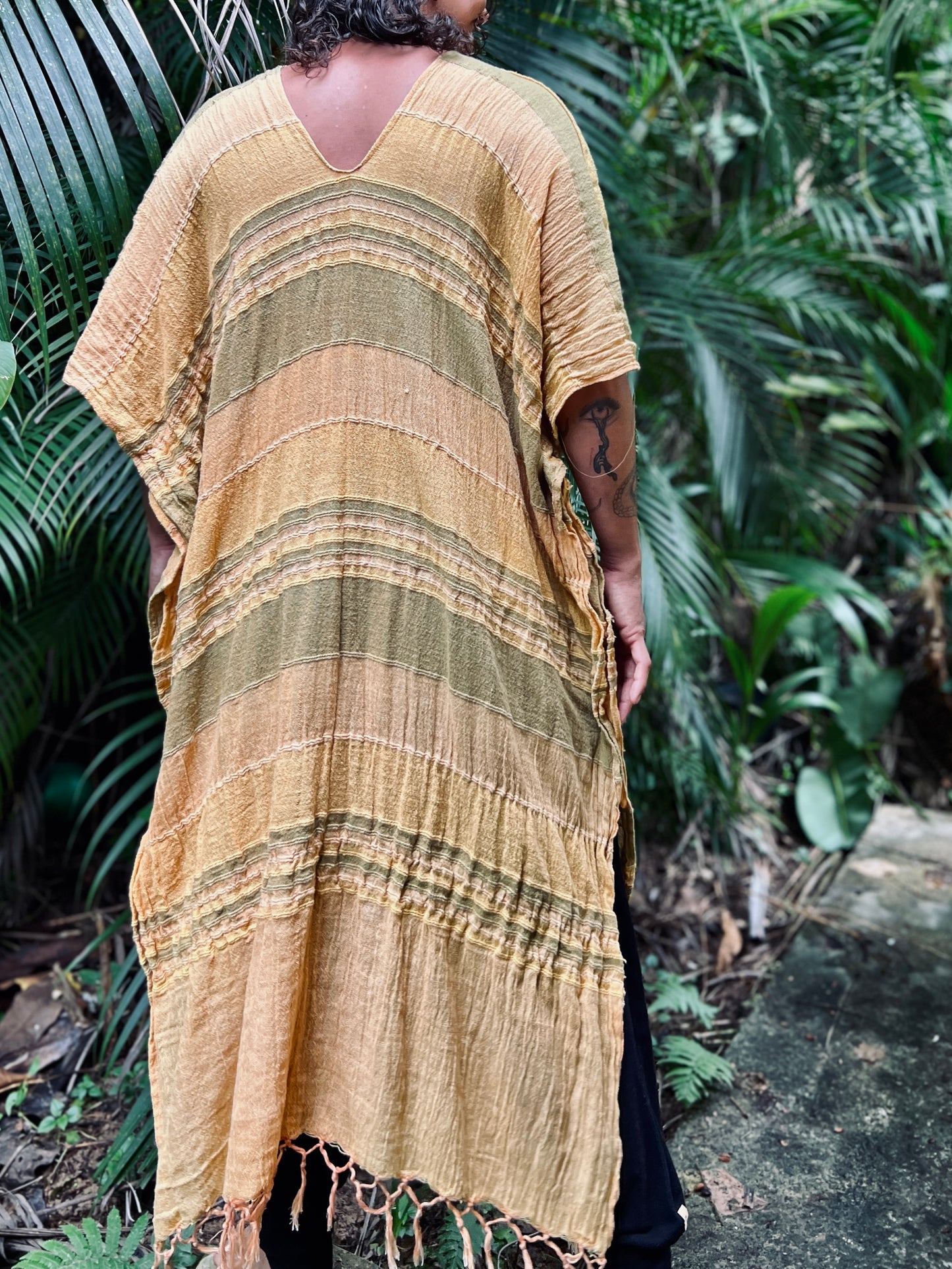 Sunrise | Kuna embroidered Caftan | Him