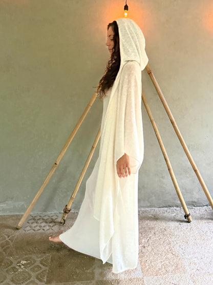 White Sage | Hooded Kimono