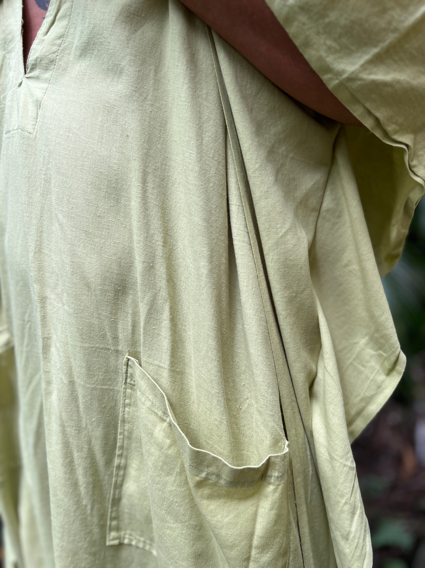 Pistachio Tone | 100% Cotton Caftan | Him