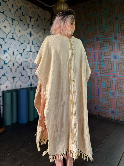 Odara | Handwoven Textured Poncho | Her