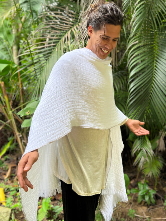 White Grace | Ceremony Shawl | Him