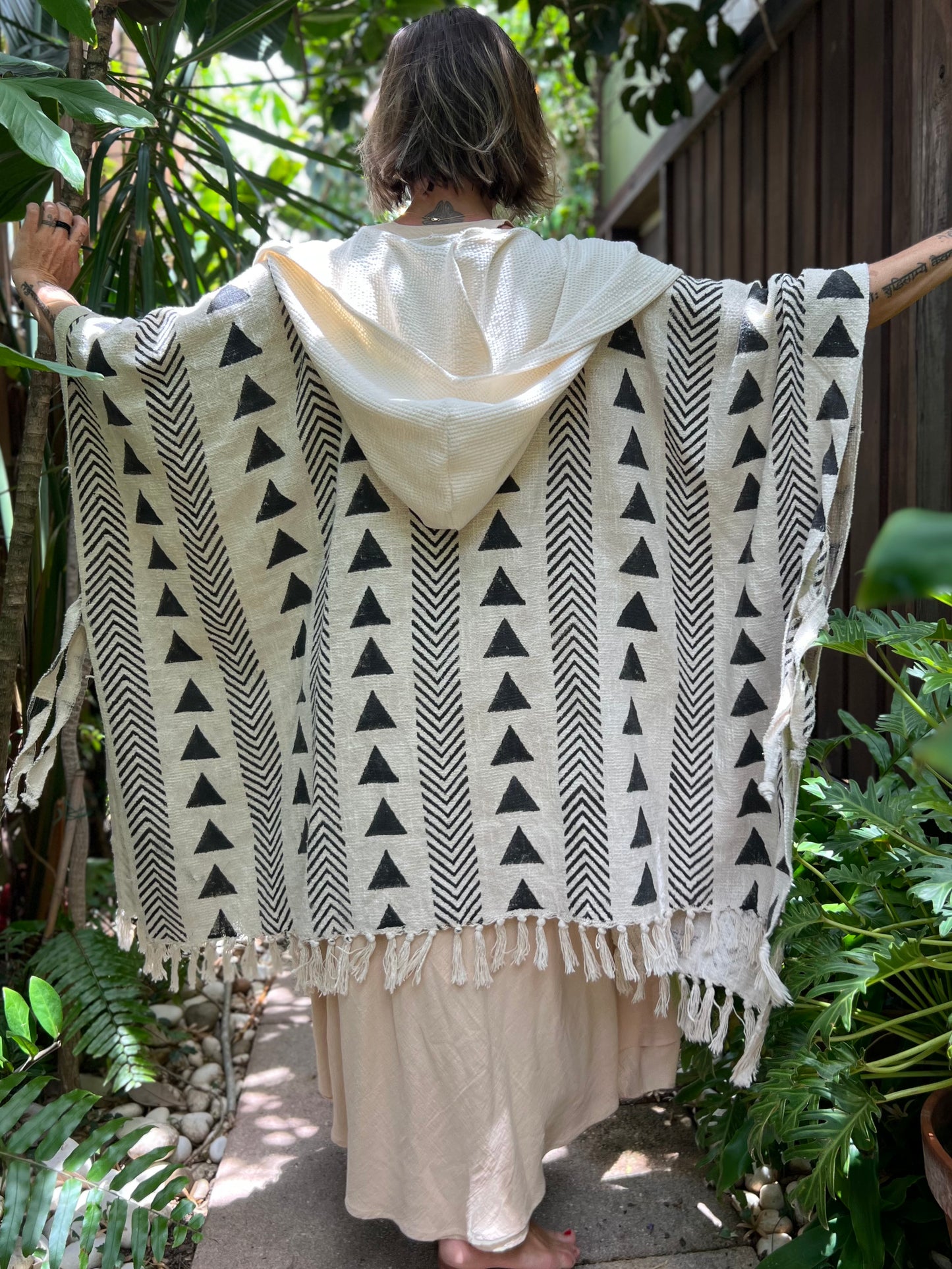 Snow Path | Handwoven Poncho