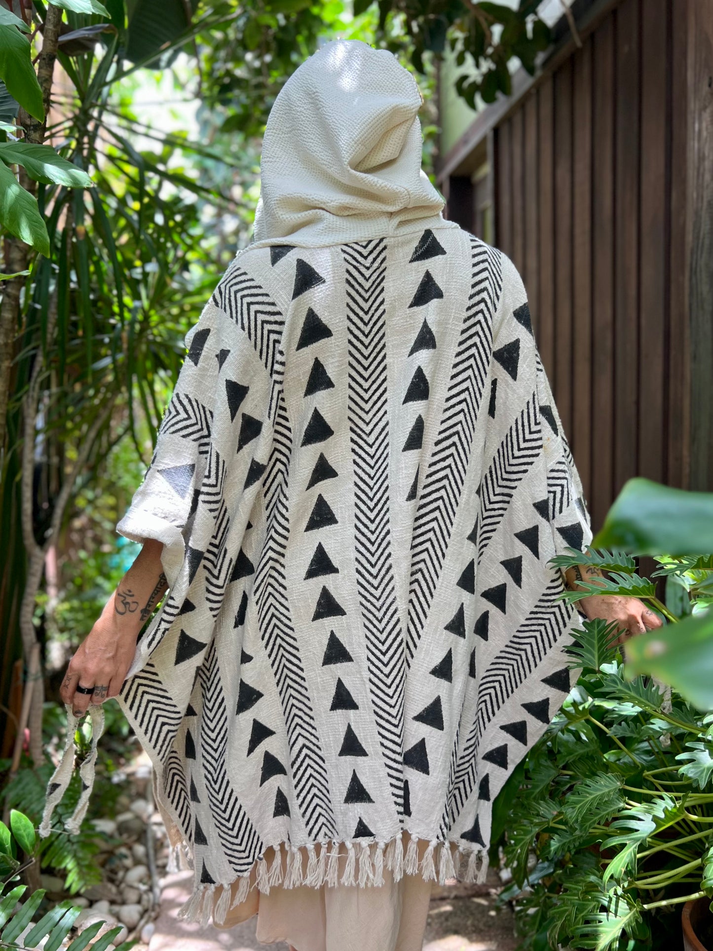 Snow Path | Handwoven Poncho