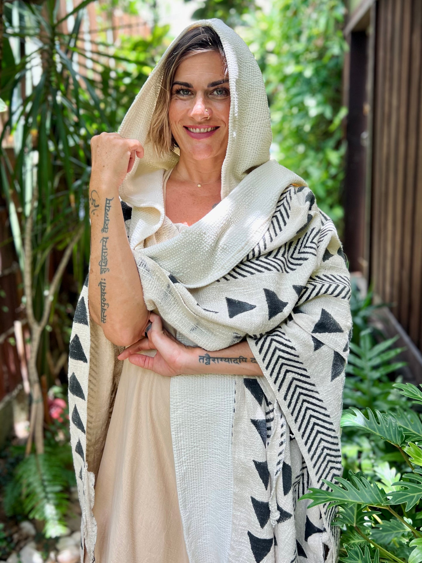 Snow Path | Handwoven Poncho