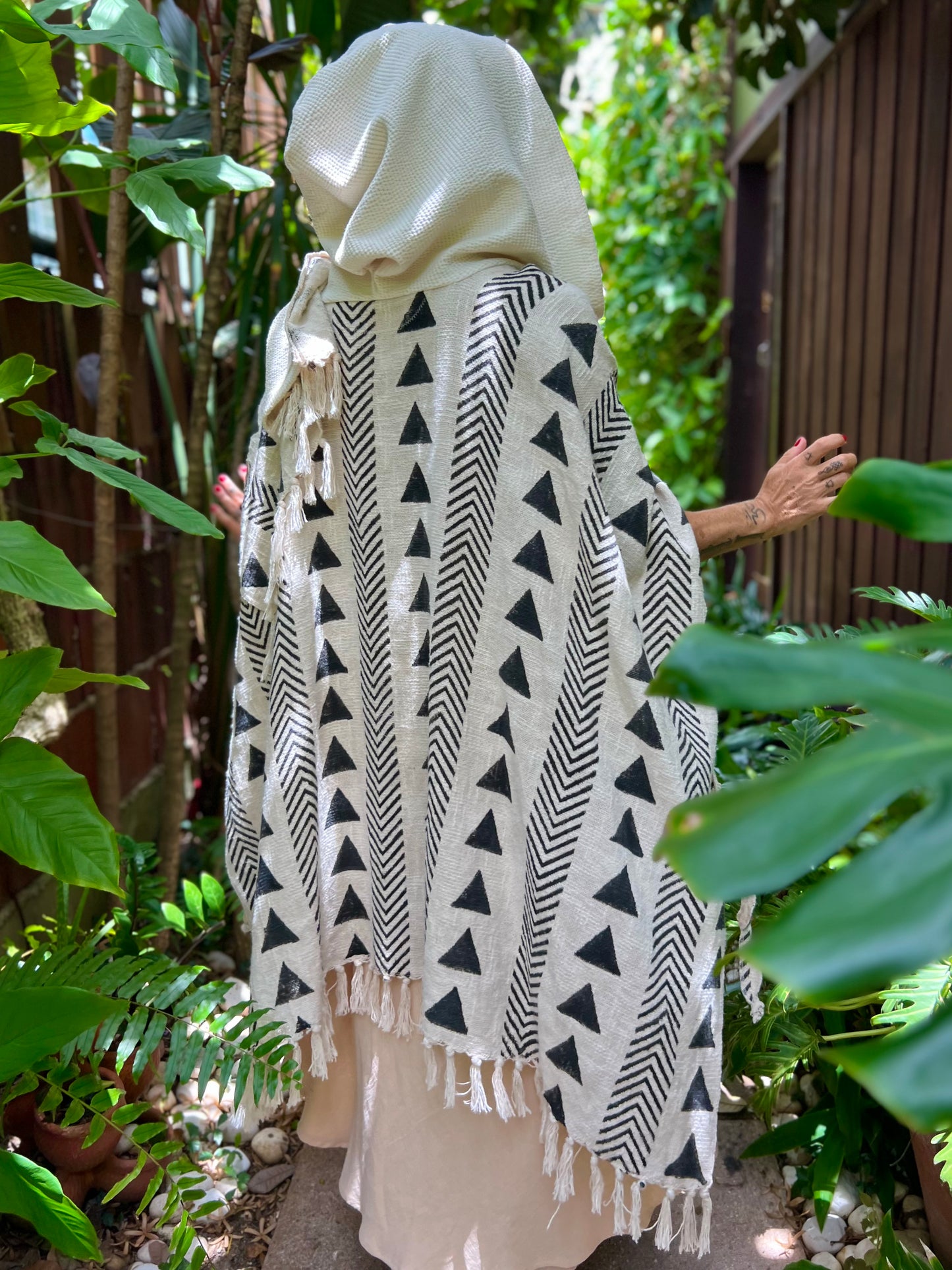 Snow Path | Handwoven Poncho