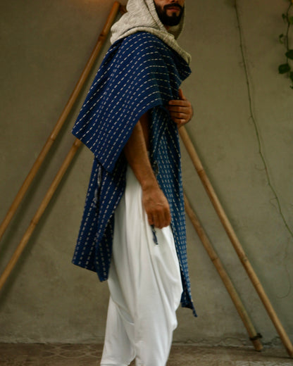 Blue Glorka Poncho