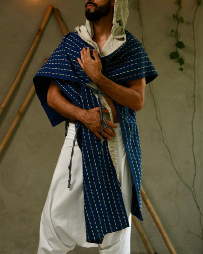 Blue Glorka Poncho