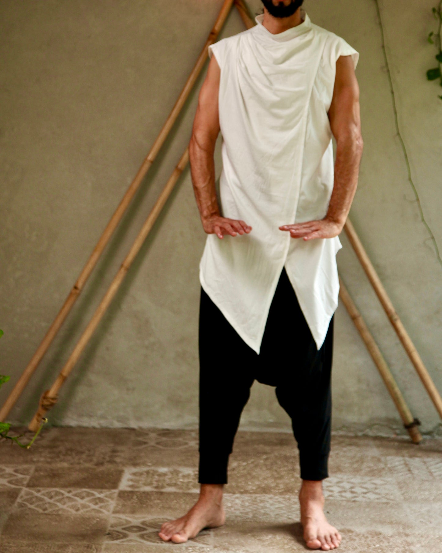 White Glorka Men's Top