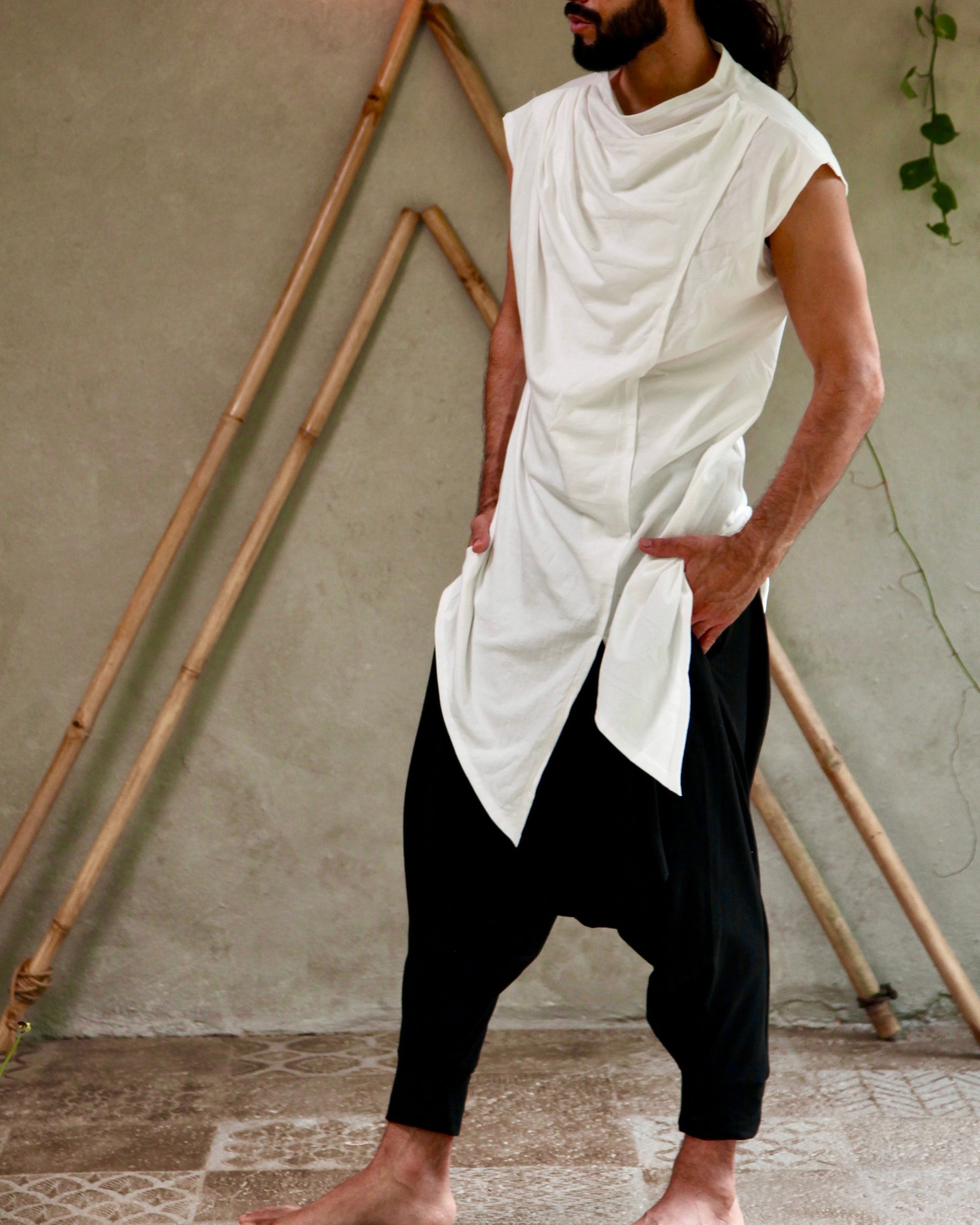 White Glorka Men's Top