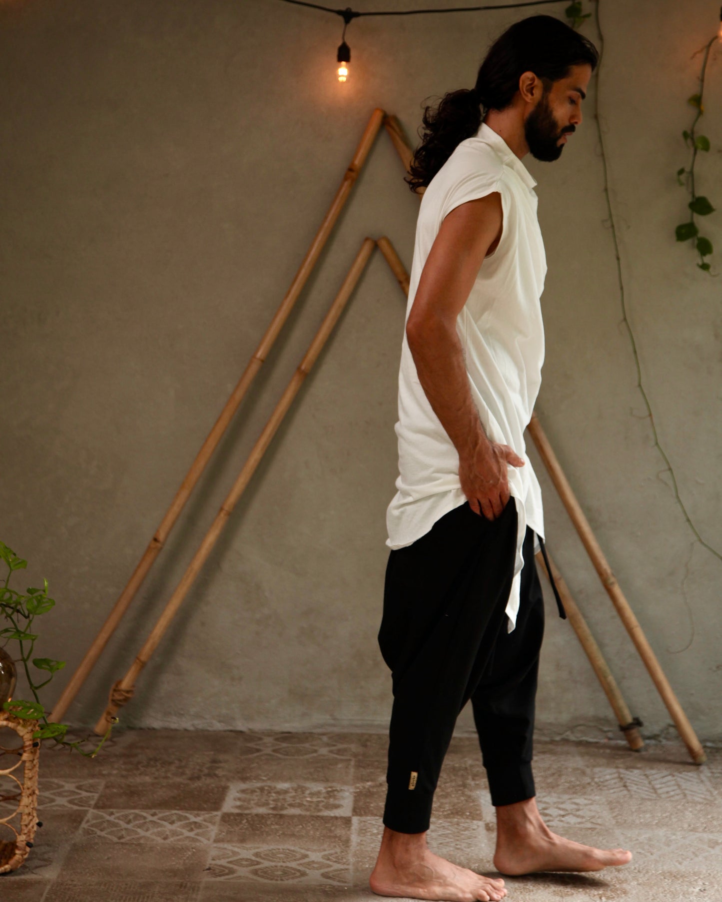 White Glorka Men's Top