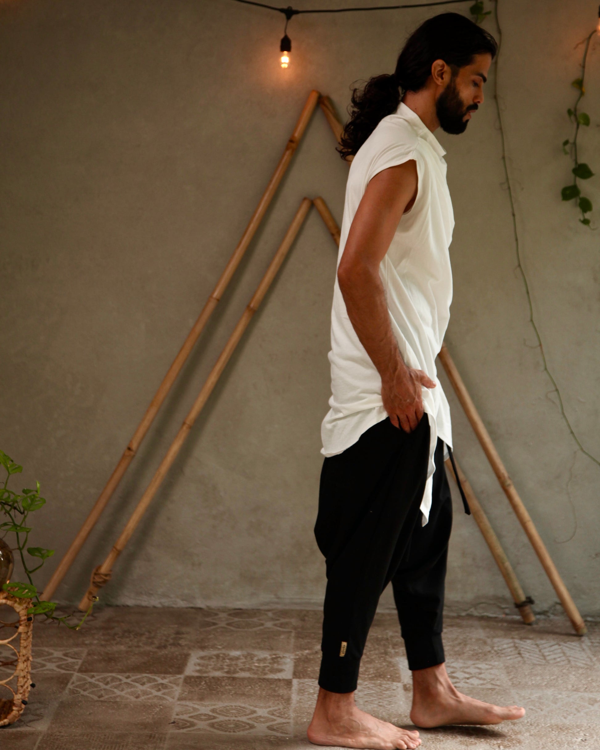 White Glorka Men's Top