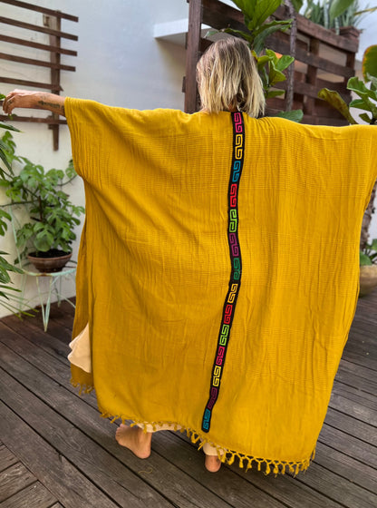 glorka long poncho