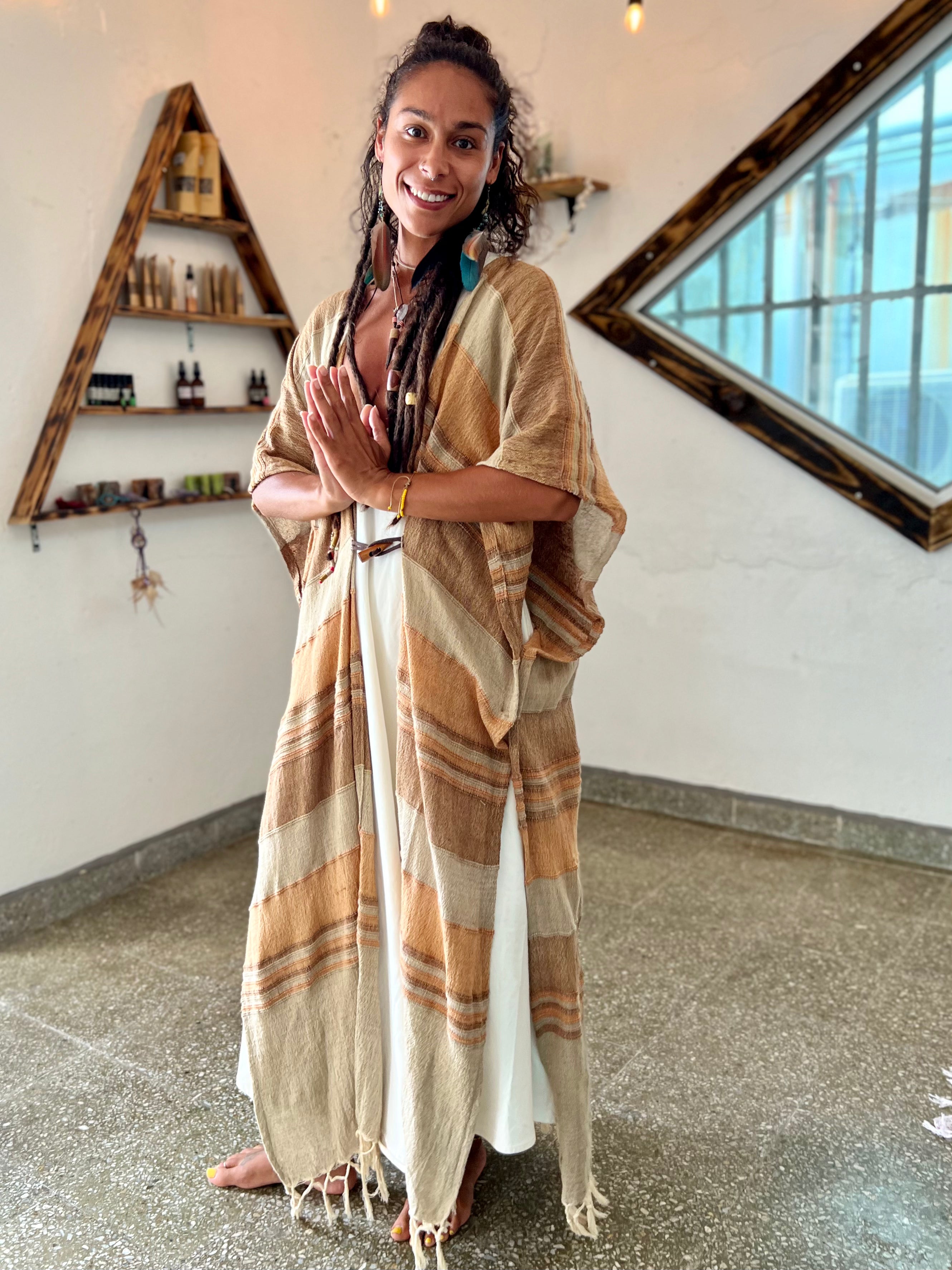 Earth + Mud | Handwoven Cotton Cardigan
