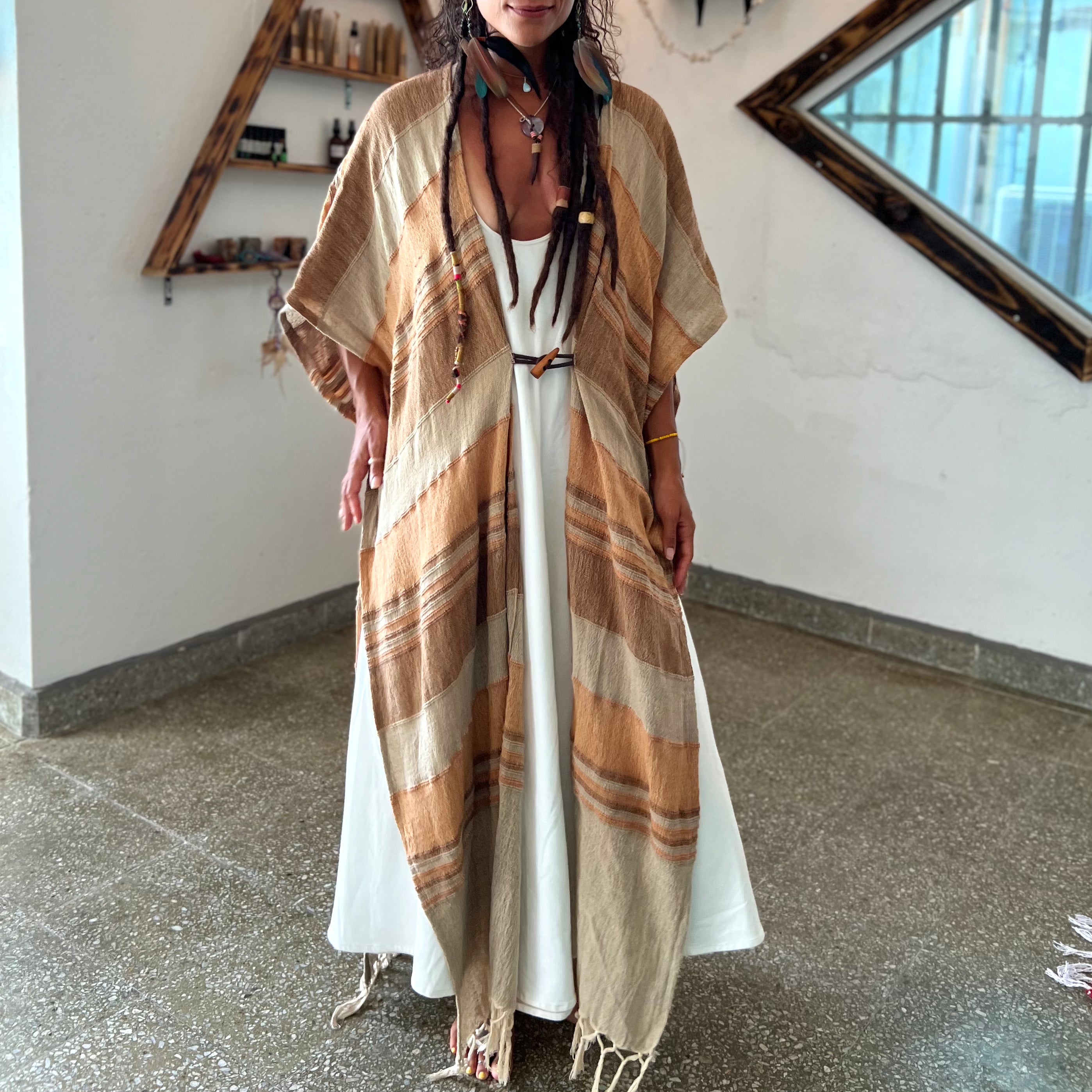 Earth + Mud | Handwoven Cotton Cardigan