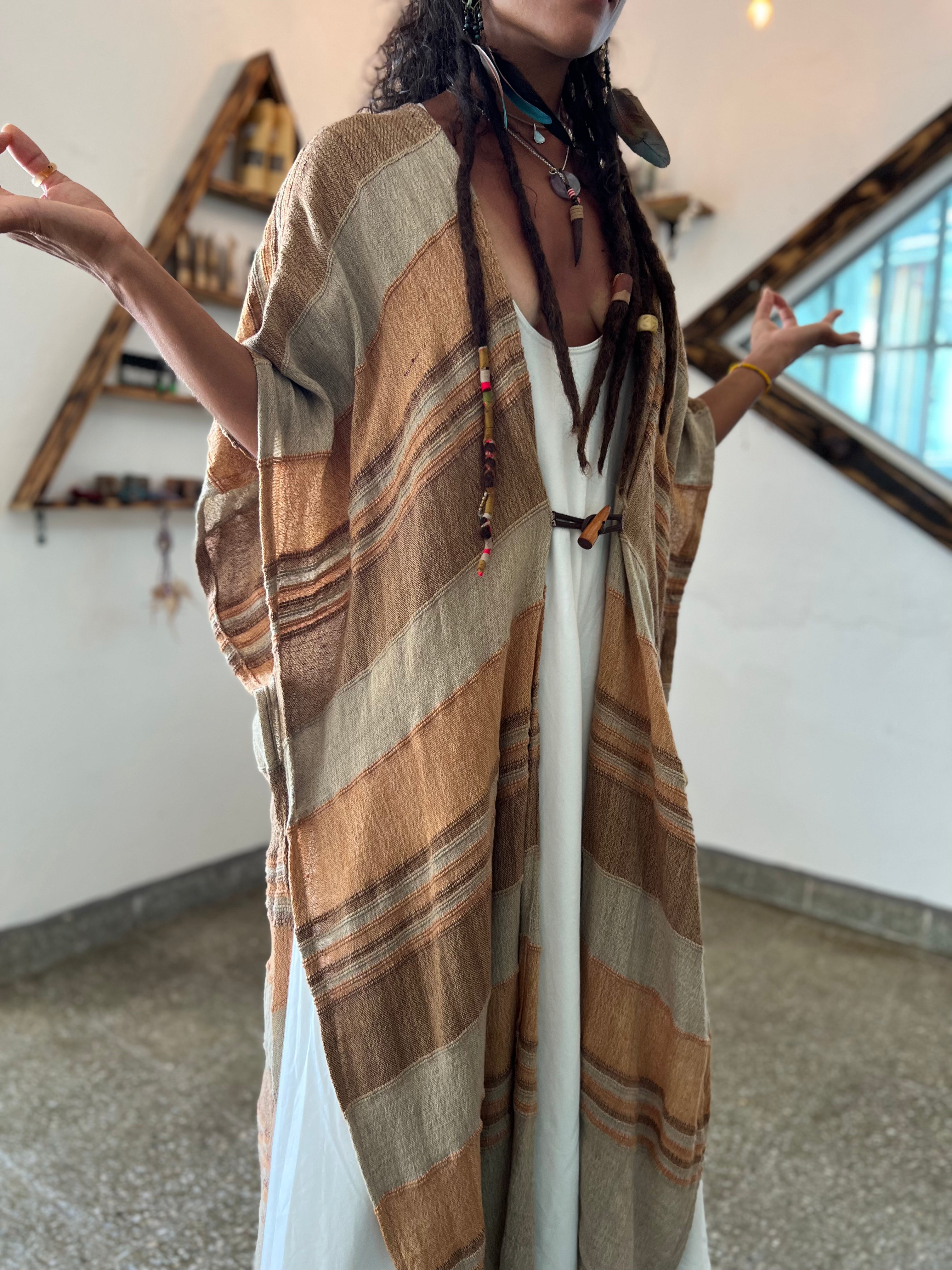Earth + Mud | Handwoven Cotton Cardigan