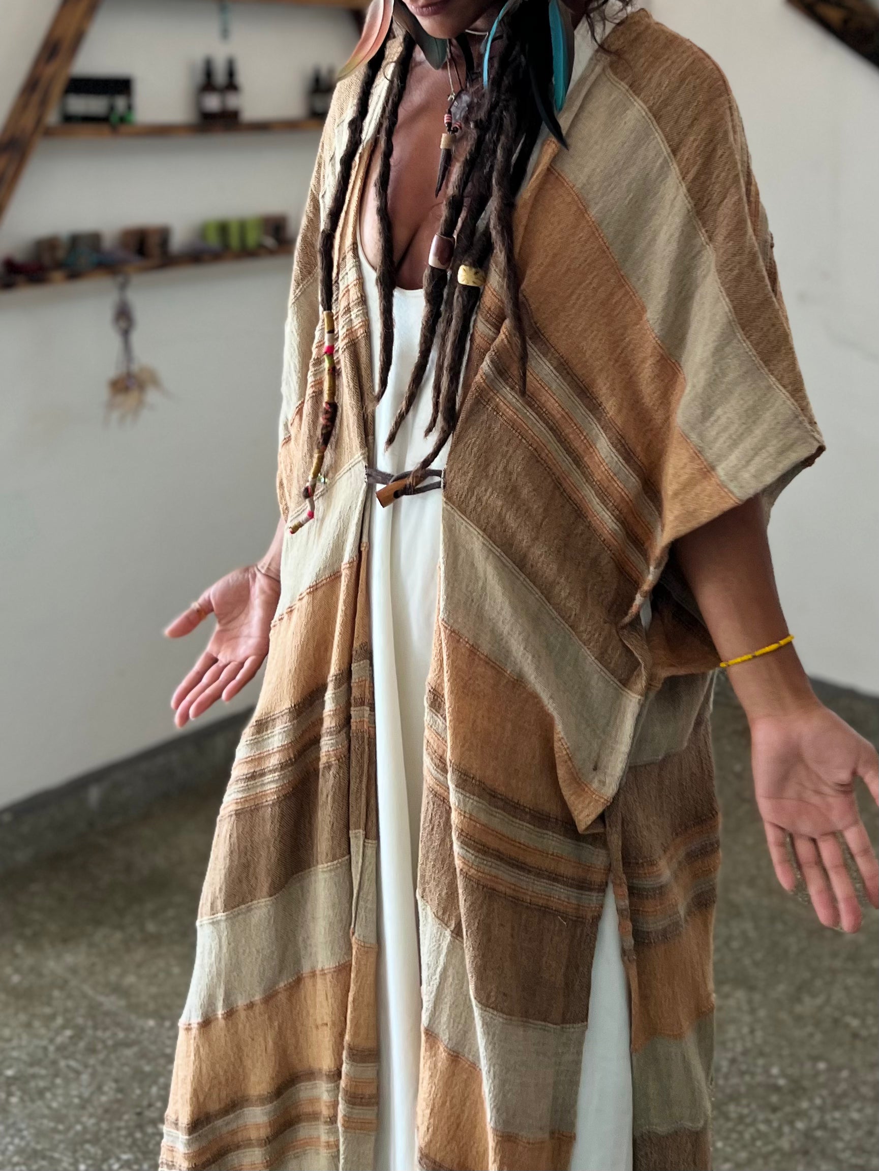 Earth + Mud | Handwoven Cotton Cardigan