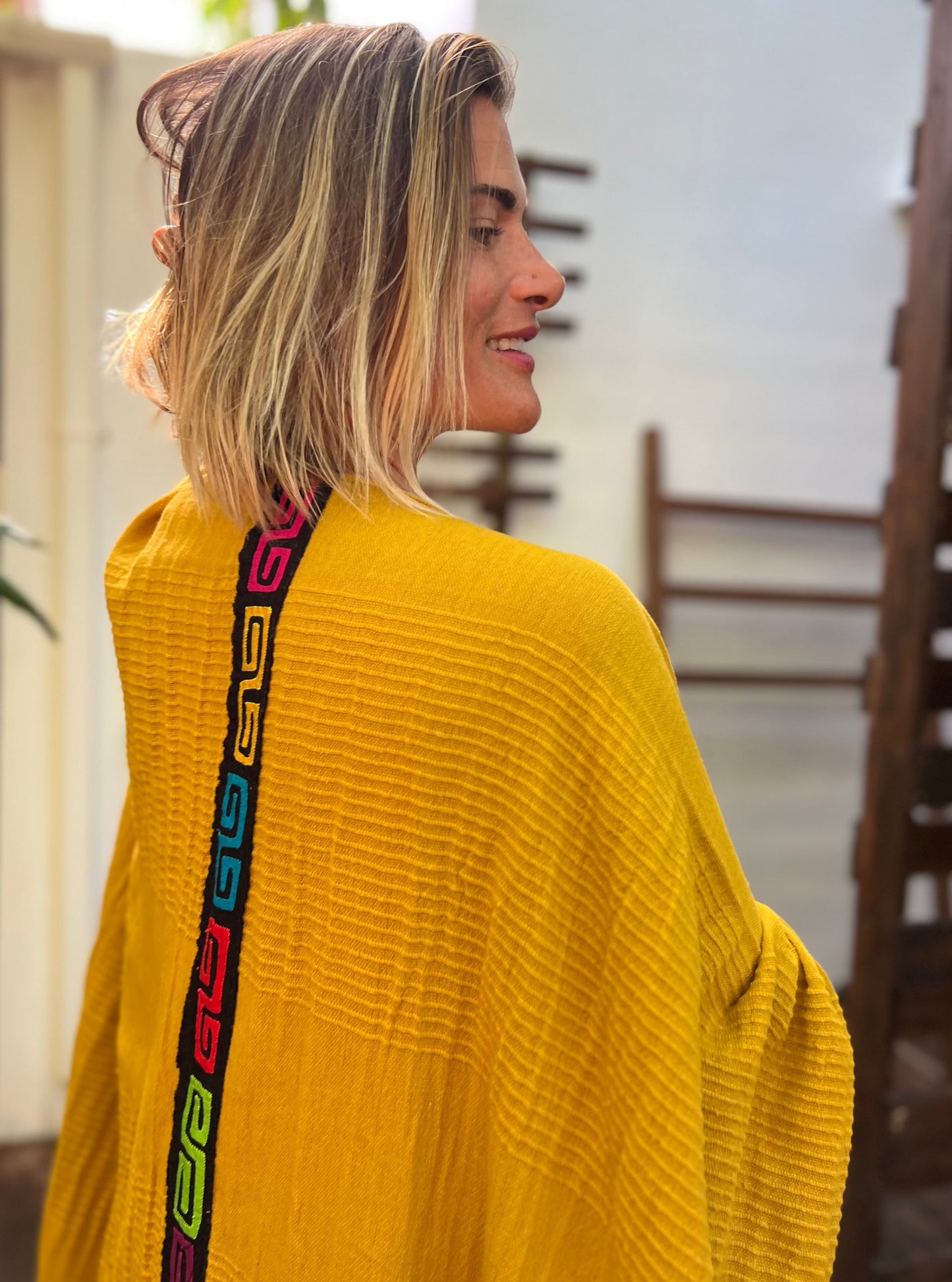 glorka long poncho