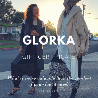 glorka harem pants gift certificate