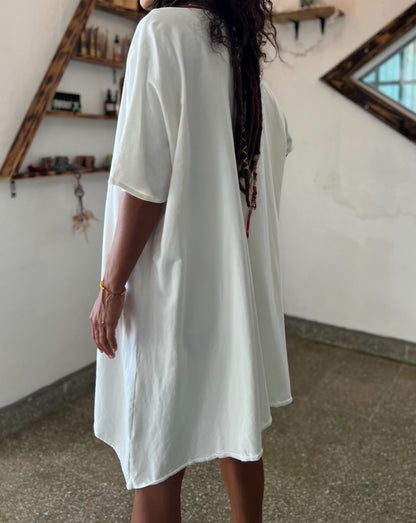 glorka white tunic