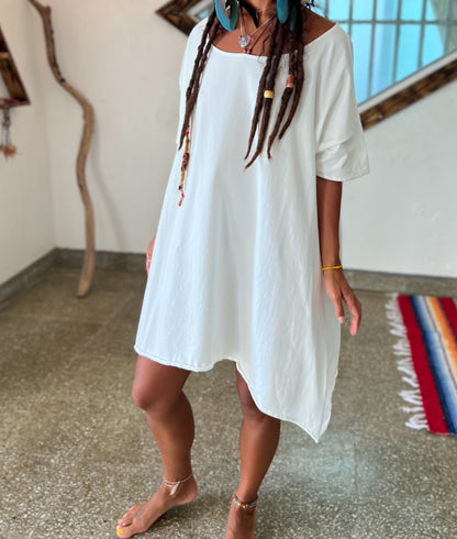 glorka white tunic