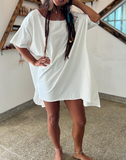 glorka white tunic