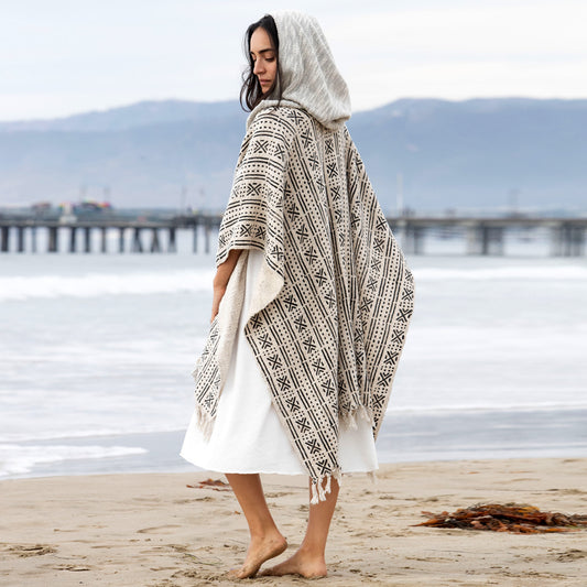 Enam | Hooded Poncho | Her